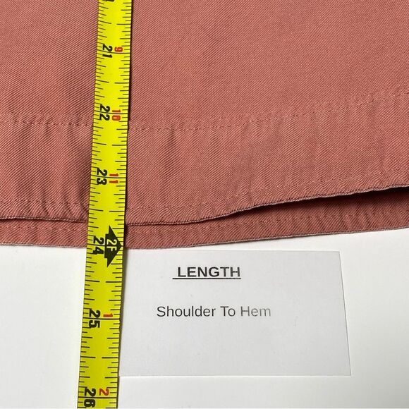 Old Navy Blush Pink Lightweight Button Front Jacket Women's Size Large - Picture 11 of 16